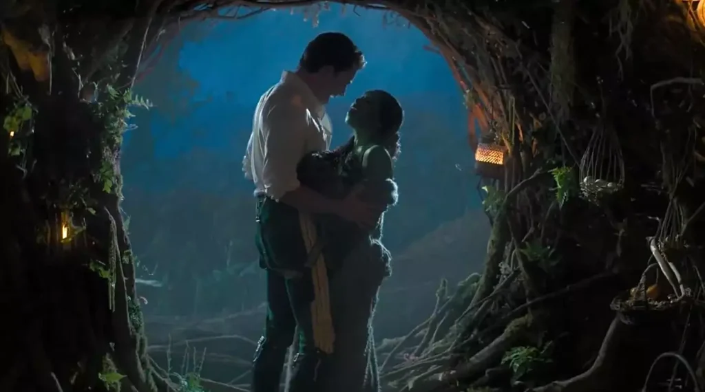 Wicked intimate scene