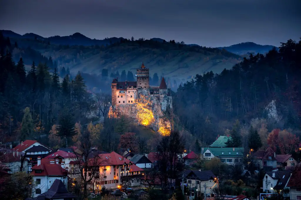 Castle Bran - also known as 'Dracula's Castle.'