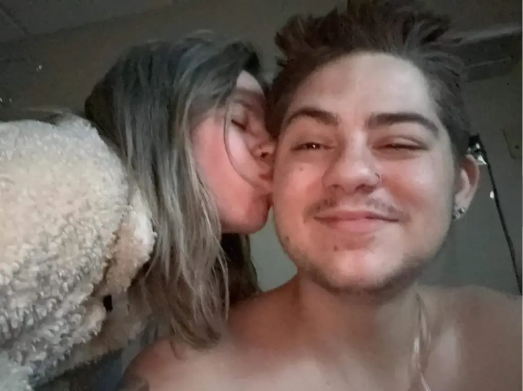 Loren Schauers and his girlfriend