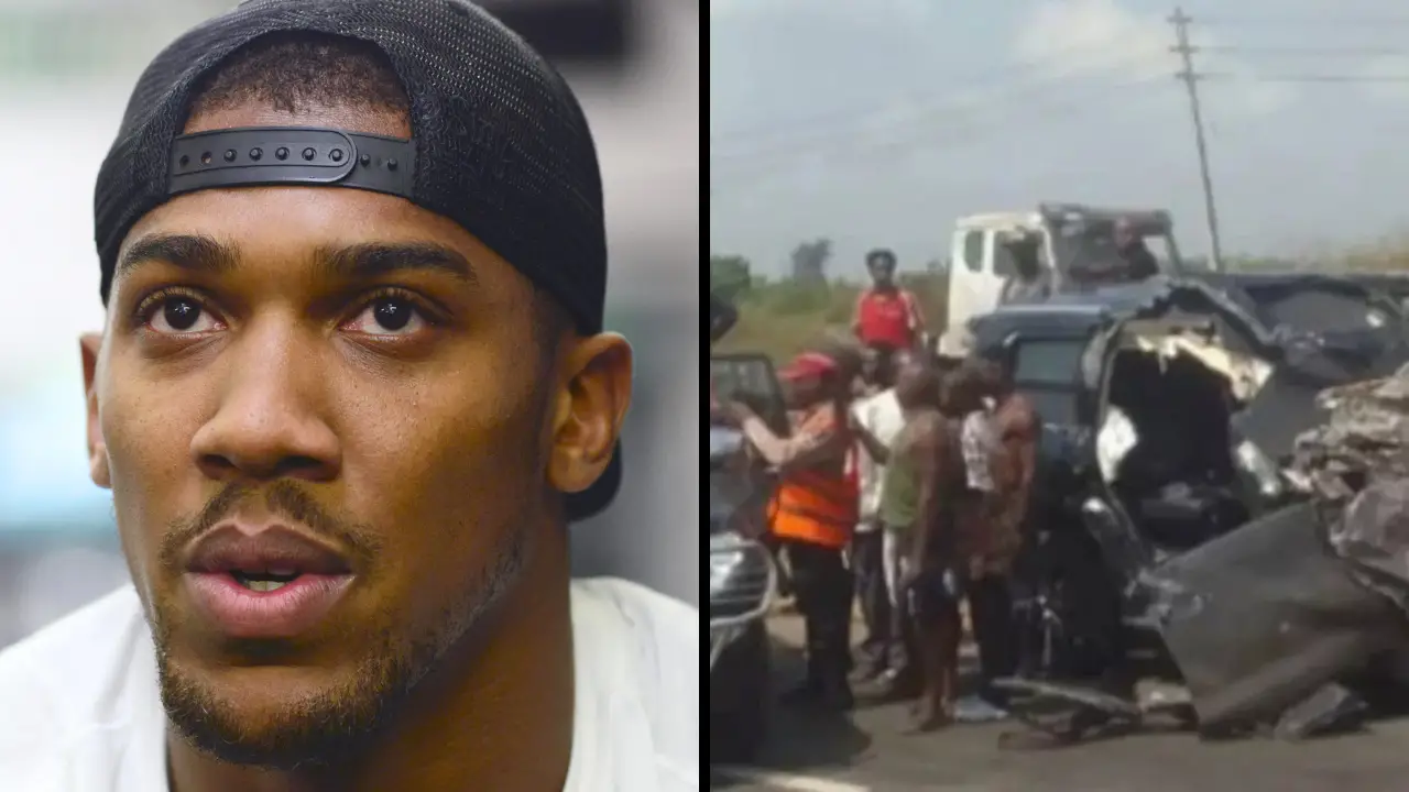 Haunting video footage has offered a glimpse into the moments before a fatal crash involving Anthony Joshua in Nigeria.