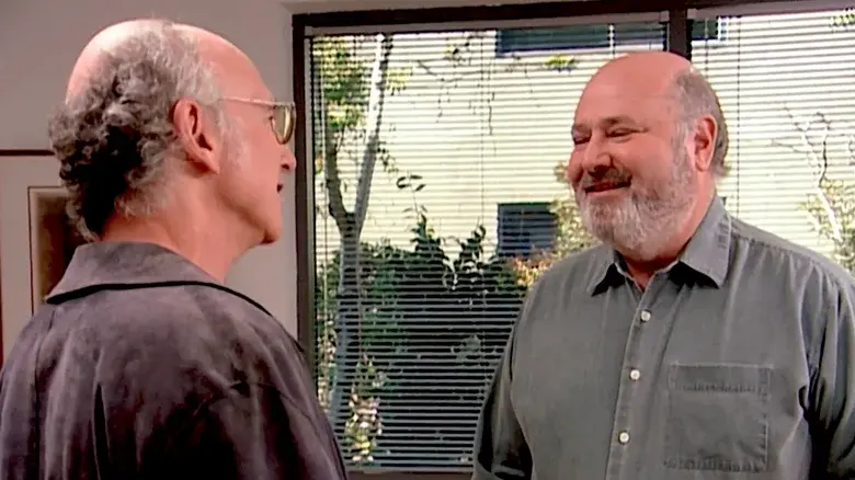 Rob Reiner and Larry David in Curb Your Enthusiasm. 