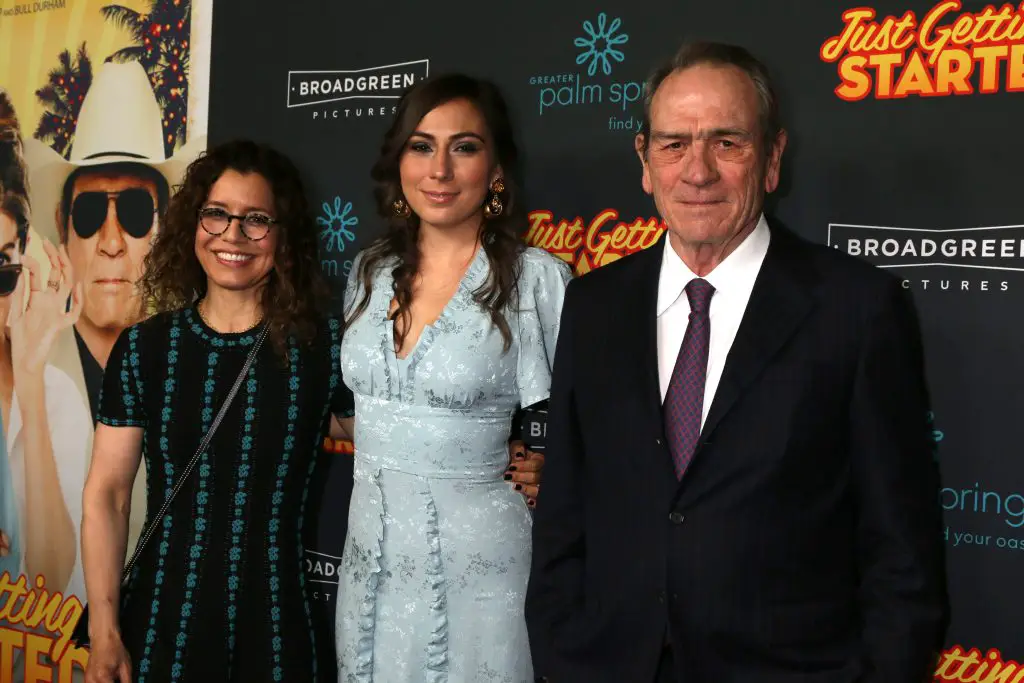 Tommy Lee Jones and his daughter, Victoria