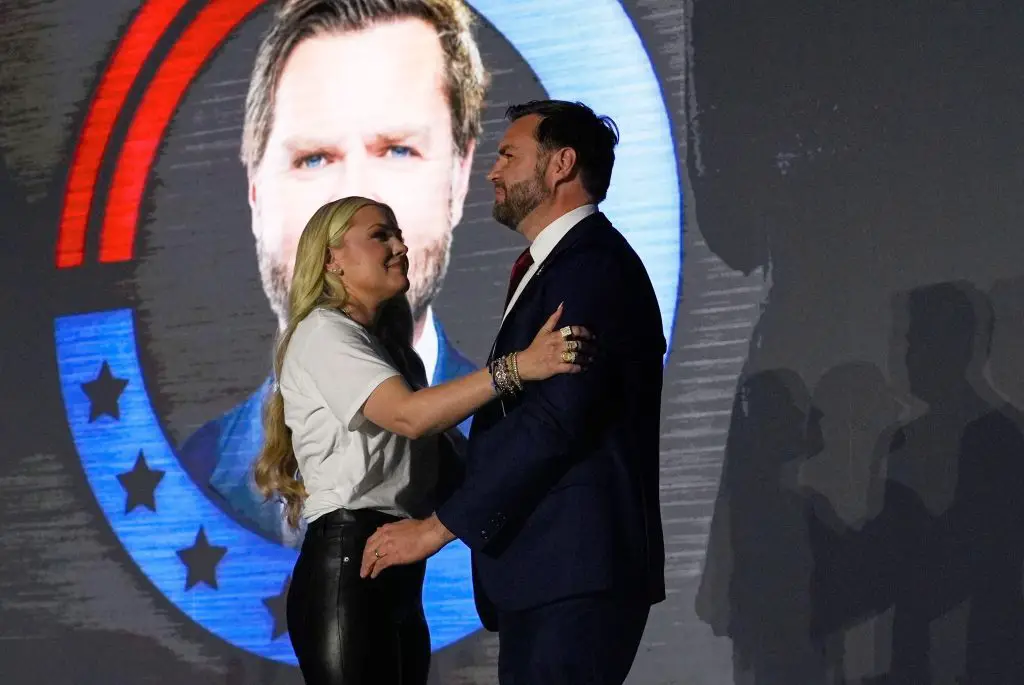 Erika and JD Vance