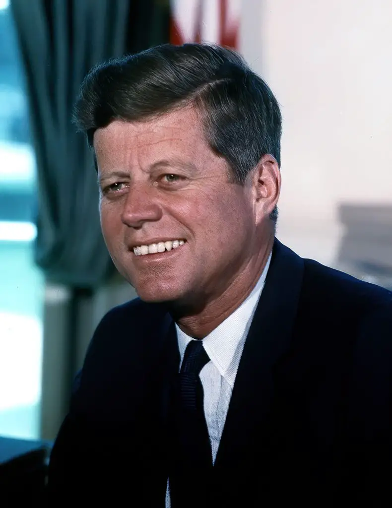 Former US president John F. Kennedy
