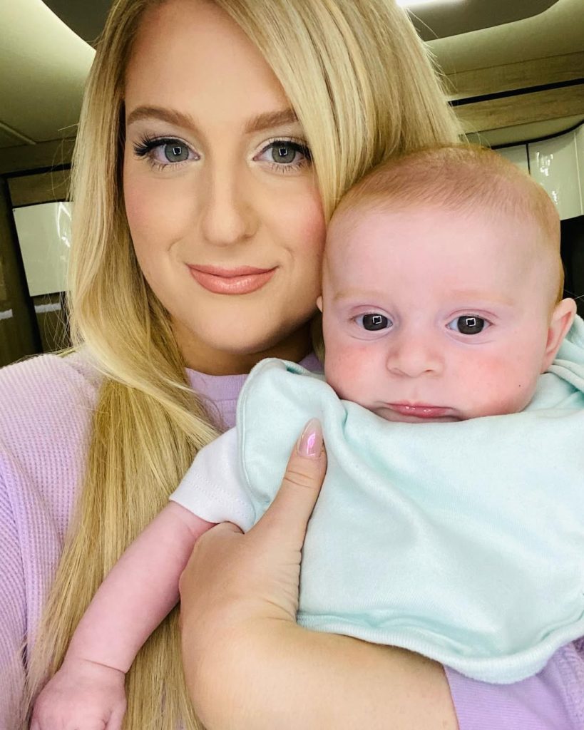 Meghan Trainor and son