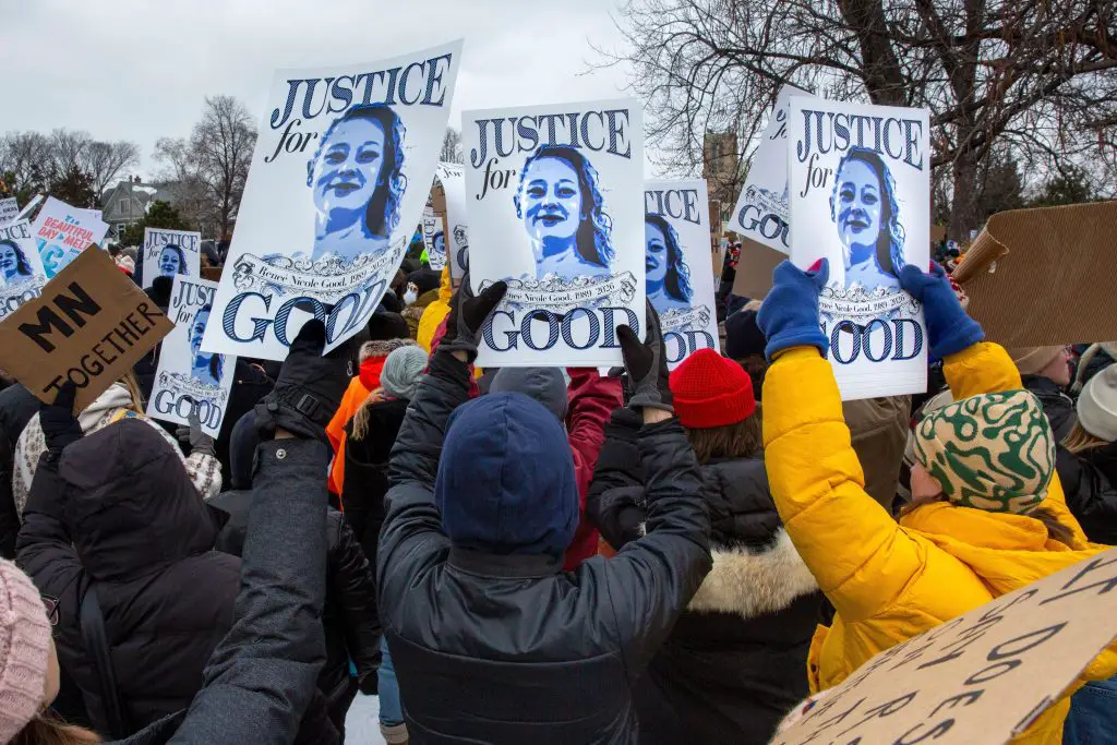Renee Good protests