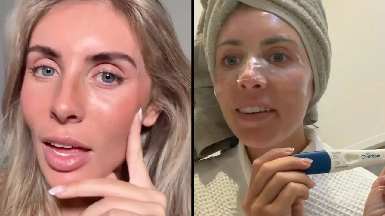 Controversial adult star Bonnie Blue claims to be pregnant following an eyebrow-raising stunt.