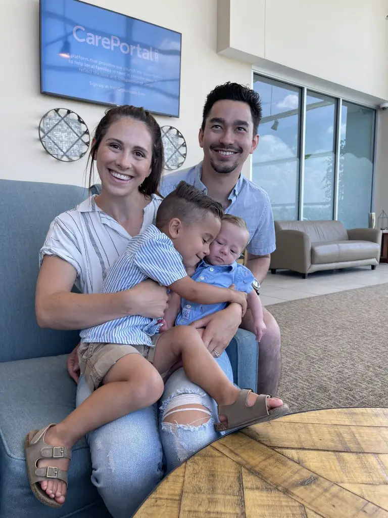 Hannah Mercado and family