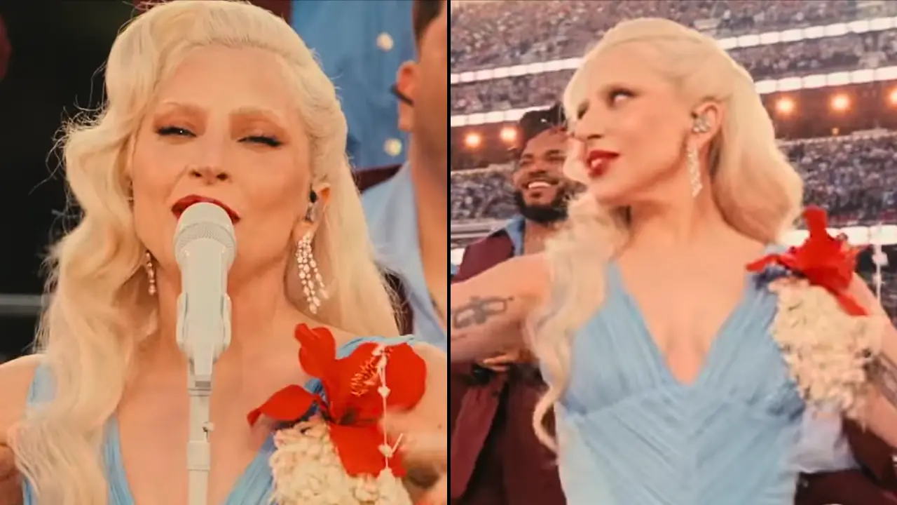 Fans have worked out that Lady Gaga sent a 'hidden message' during her appearance in Bad Bunny's Super Bowl performance.