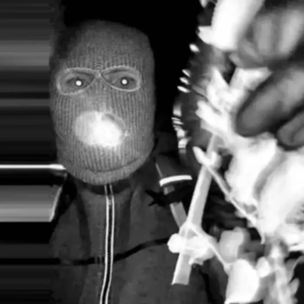 Masked man