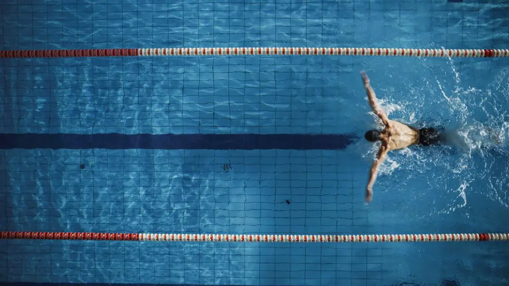 Plunging into pool