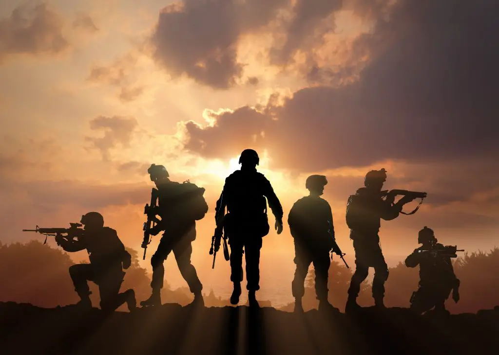 American troops