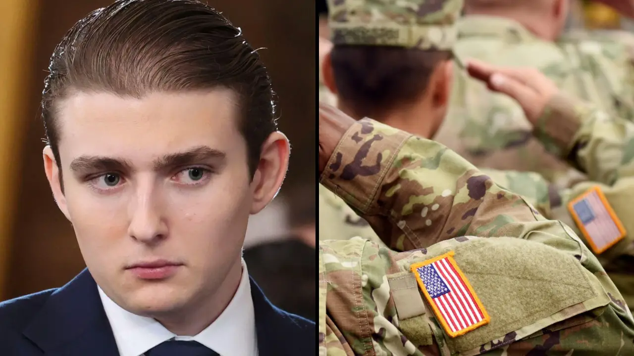 People are discovering the surprising loophole that could make Barron Trump exempt from the draft.