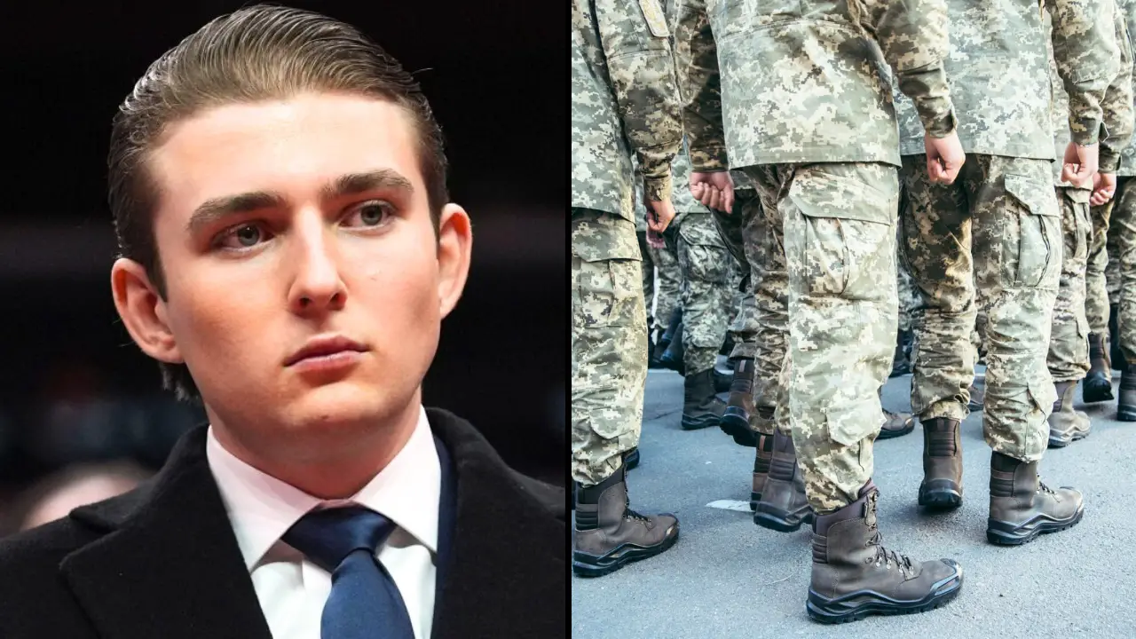 A new website is demanding that Barron Trump is drafted as people have learned he isn't eligible for military service...