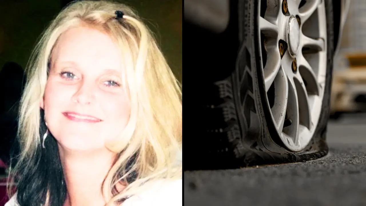 A flat tire played a huge role in solving the disappearance and presumed death of a woman in a decade-long missing person case. 
