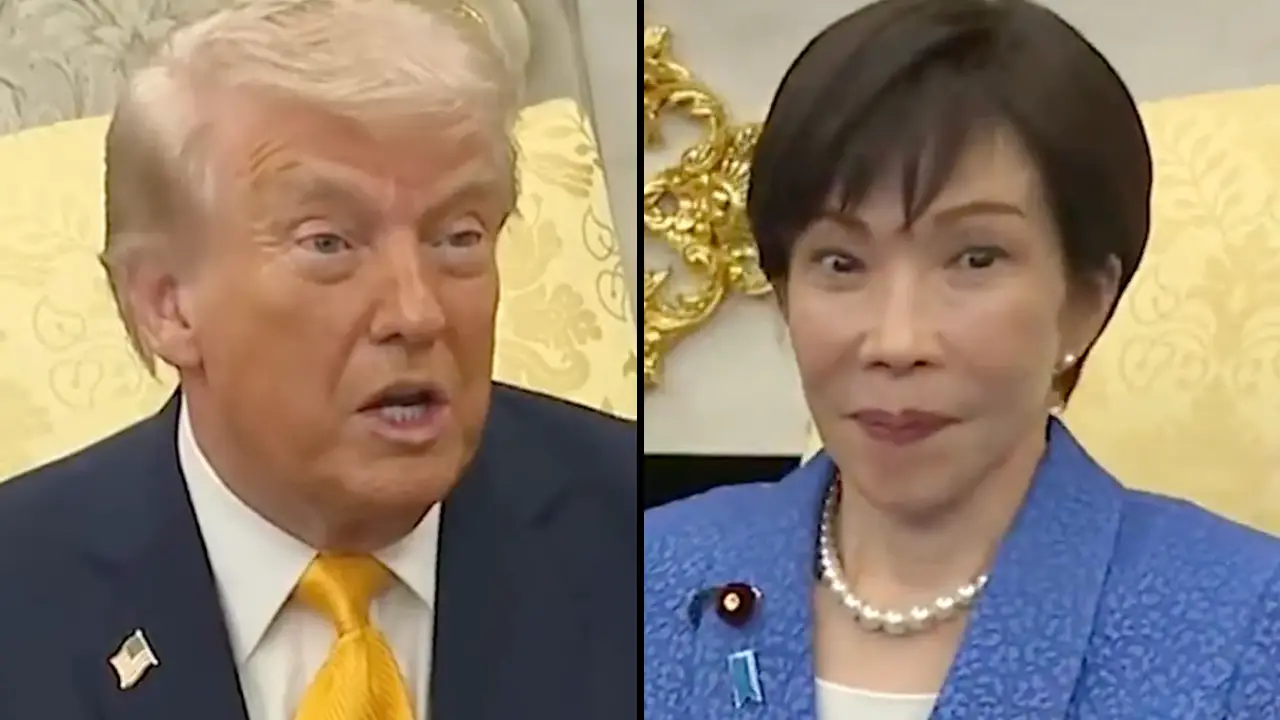 President Donald Trump managed to mortify an entire room by delivering a Pearl Harbor 'joke' directly to the face of Japan's Prime Minister.