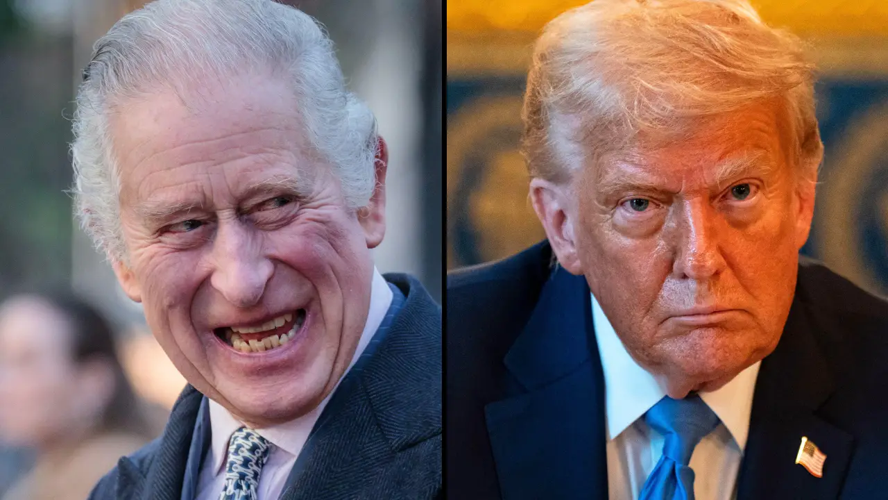People have spotted a 'savage' hidden meaning in the gift King Charles gave to Donald Trump.