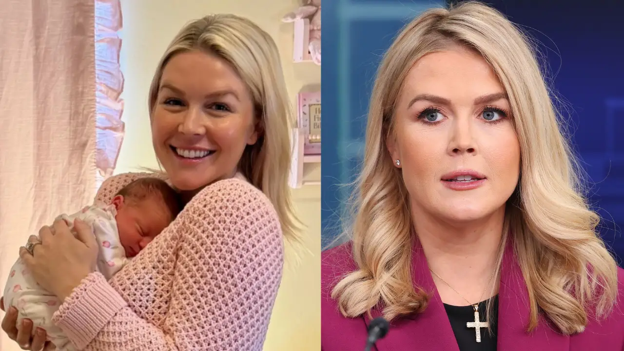 People Spot The Same 'Disturbing' Detail In Karoline Leavitt’s Baby Announcement Photo