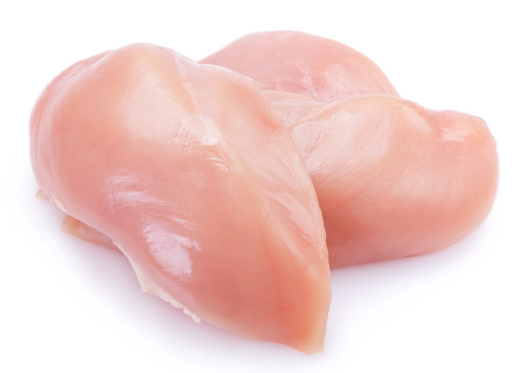 Raw chicken