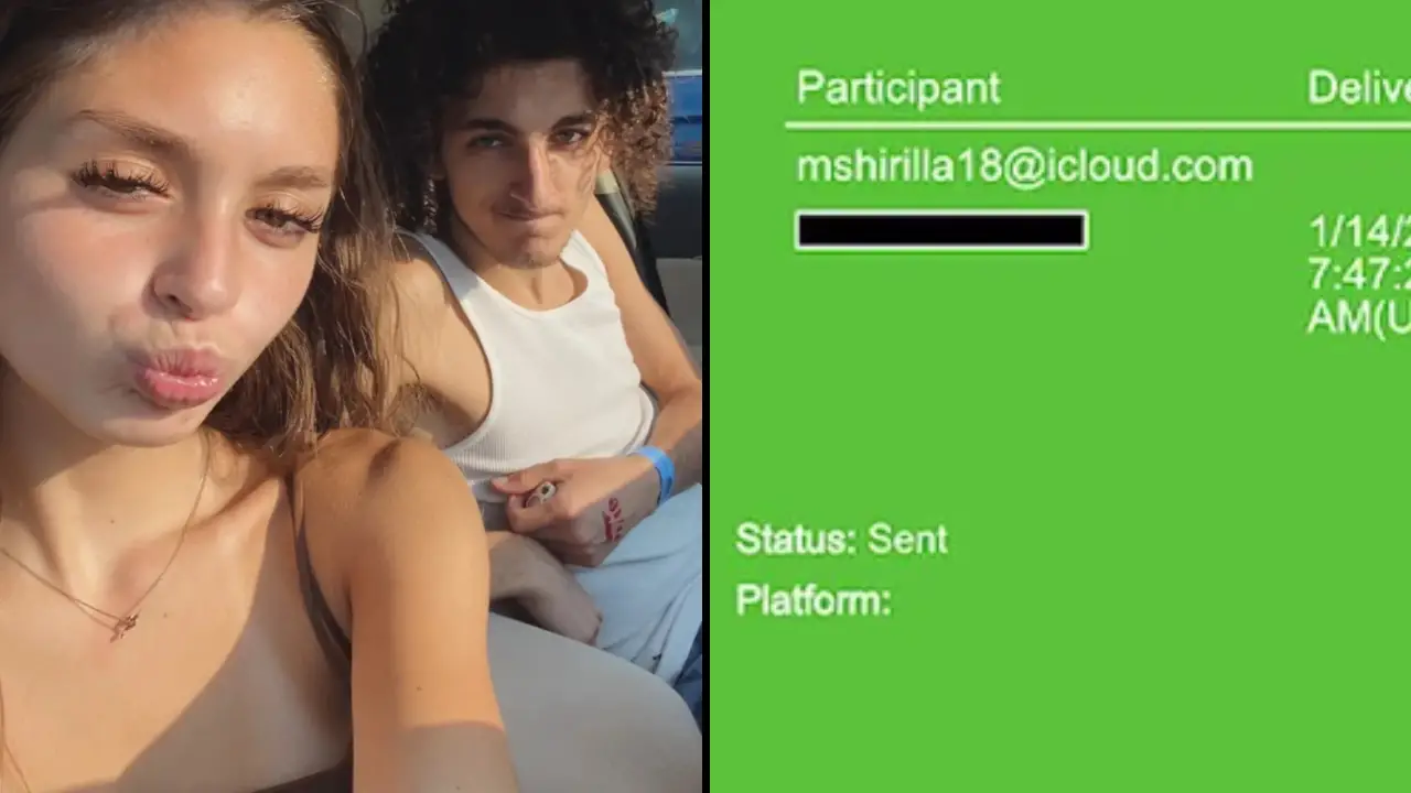 MacKenzie Shirilla sent 'sick' text messages to her boyfriend before he was killed in a 100mph crash.