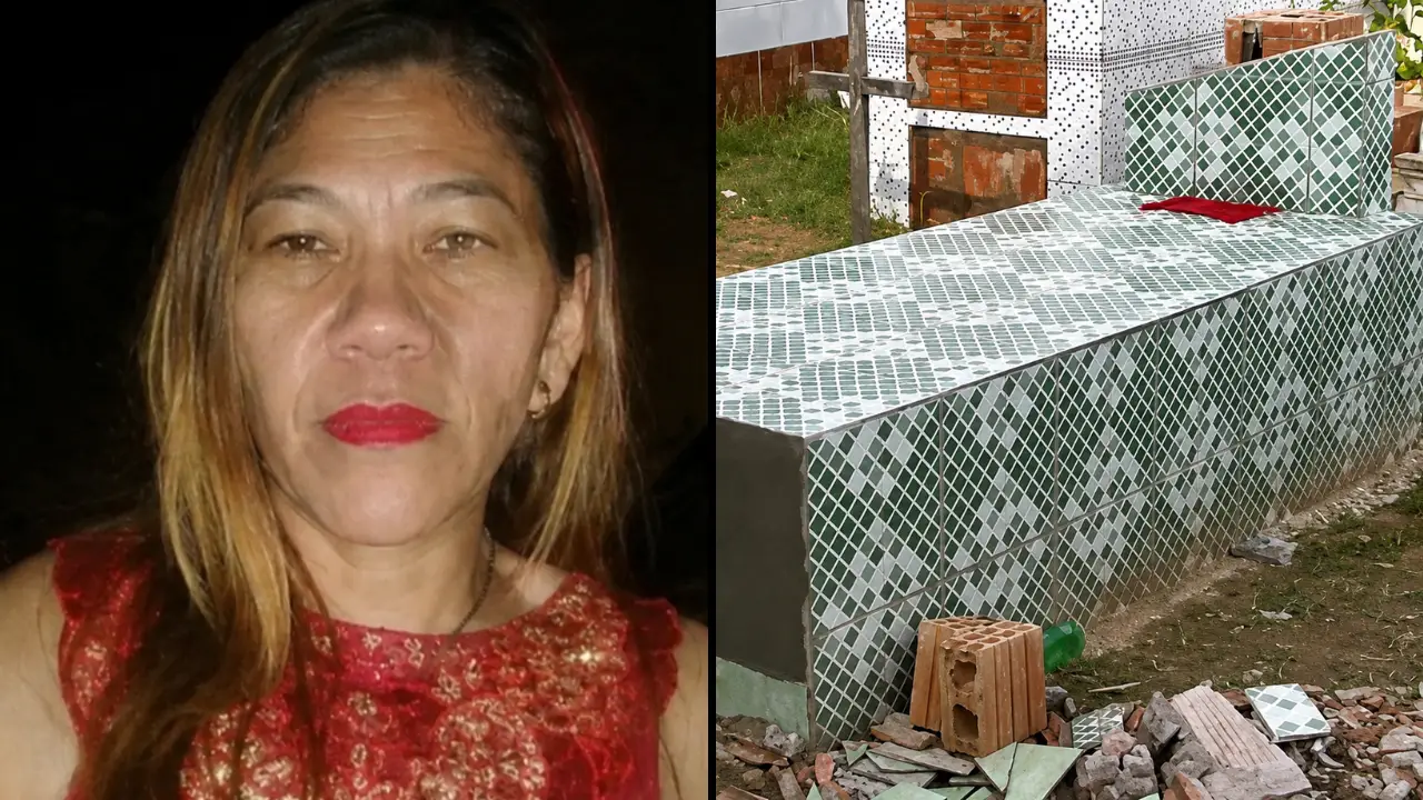 Rosangela Almeida dos Santos, a woman who was buried alive 'spent 11 days trying to fight her way out of her coffin.'