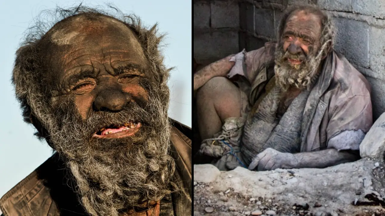 The 'world's dirtiest man' didn't wash for 60 years and died shortly after having his first bath.
