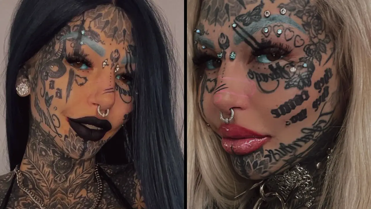 Model Who Can’t Get A Job With 99% Of Her Body Inked Shows Off What She Looked Like Before Transformation