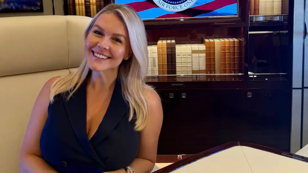 Karoline Leavitt on Air Force One