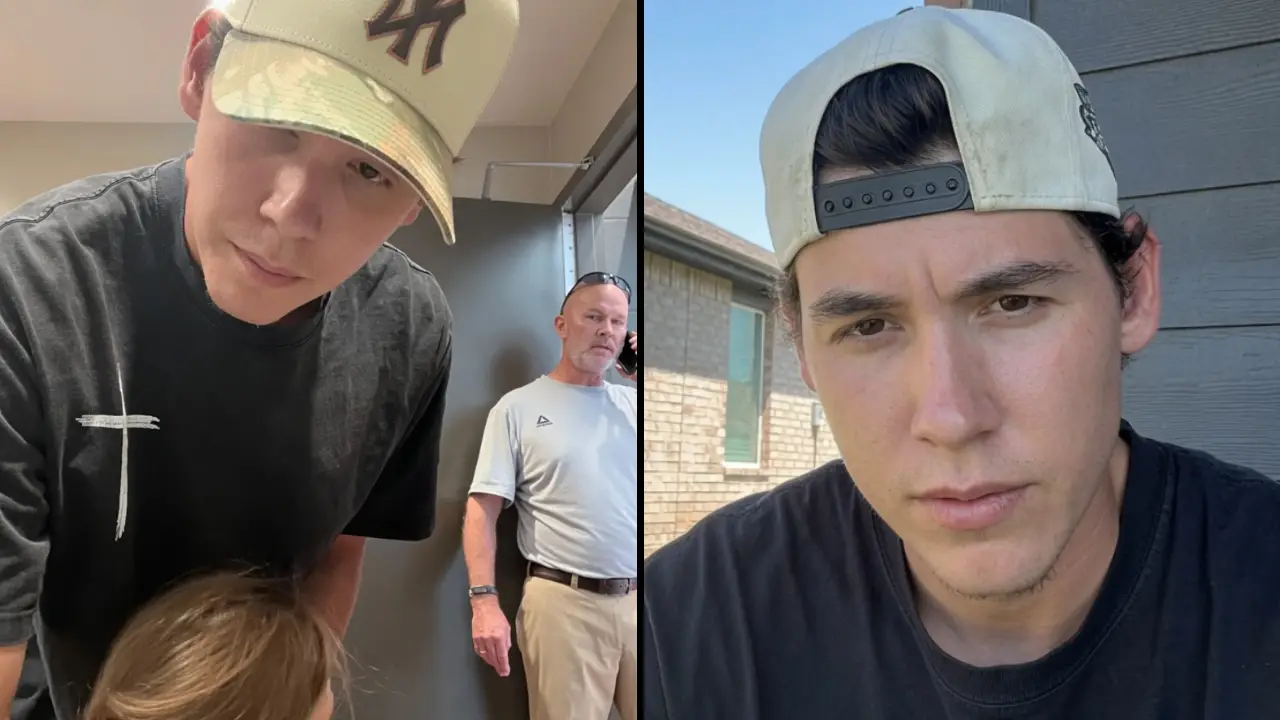 A dad has sparked a fierce debate after taking two daughters into an empty women's bathroom.
